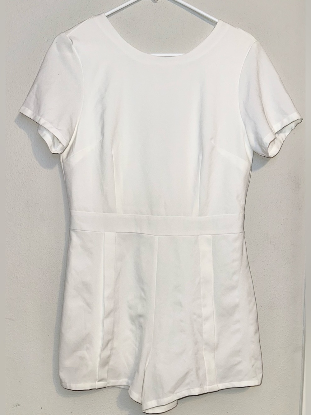 HYFVE White Short Sleeve Romper
